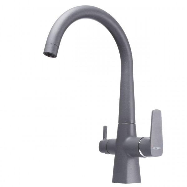 Змішувач для кухні під осмос Globus Lux LAZER GLLR-0999-3-TITANIUM (000019256)