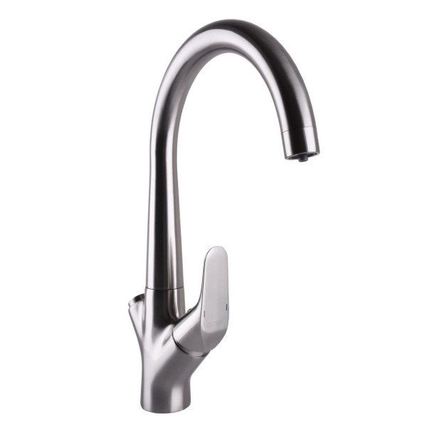 Смеситель для кухни под осмос Globus Lux LAZER GLLR-0222-8-STSTEEL (000019261)