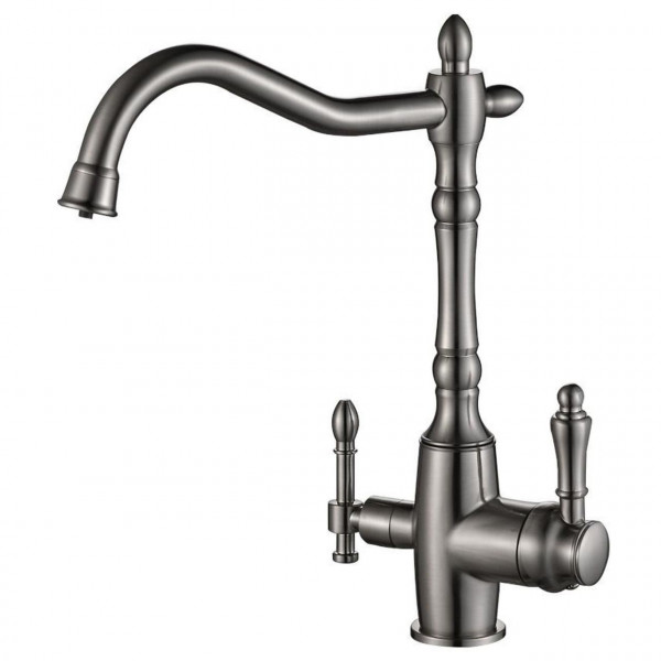 Смеситель для кухни под осмос Globus Lux LAZER GLLR-1000-8-STSTEEL (000019265)