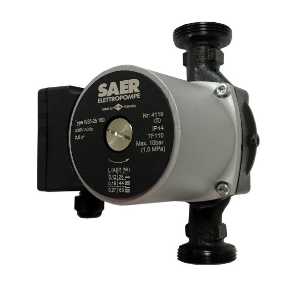 Насос циркуляционный SAER W35-25 180мм + гайки (000019355)