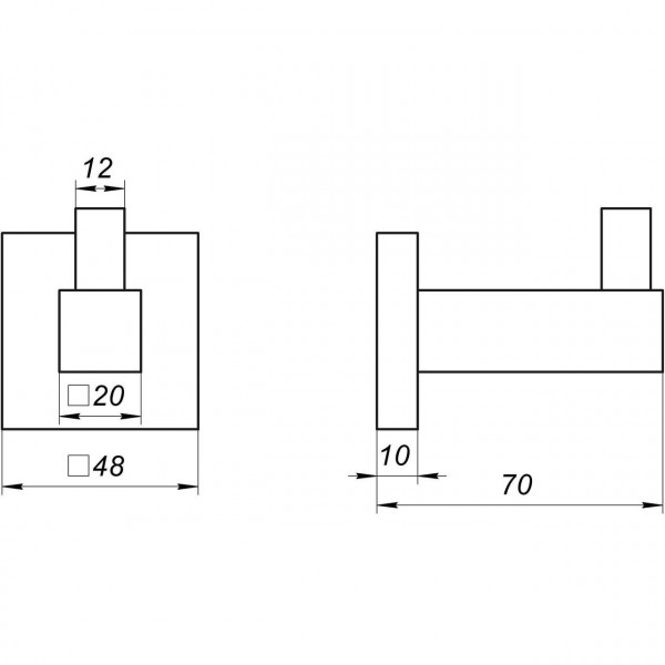 Крючек одинарный Globus Lux SQ 9411 (000019469)