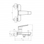 Смеситель для ванны TOPAZ LEXI TL21101A-H57-0 (000019543)