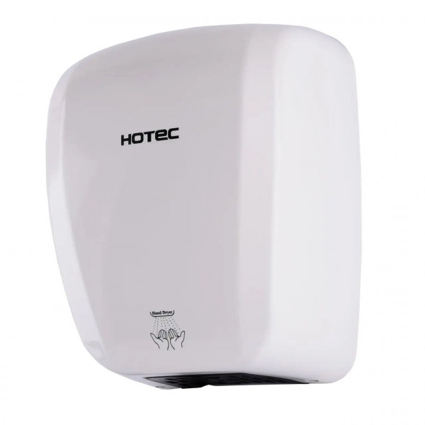 Сушилка для рук HOTEC 11.231 ABS White сенсорная, корпус пластик белый (220В ,1800Вт) (000019603)