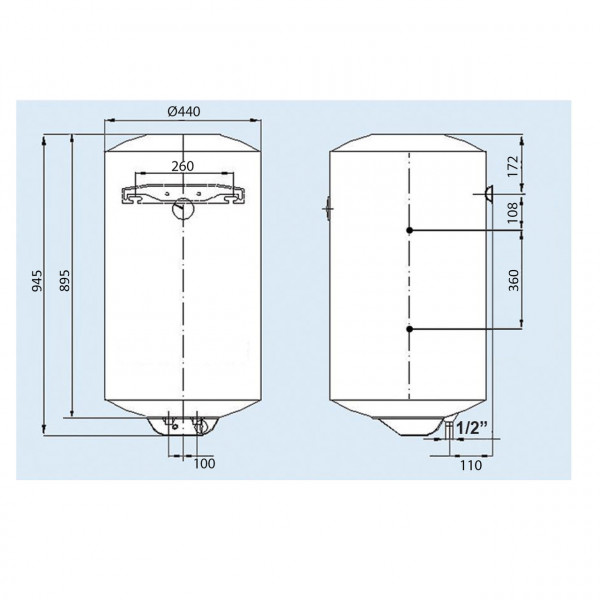 Водонагреватель LEOV LCV Comby 100 l косвенный нагрев (19706) (000019706)