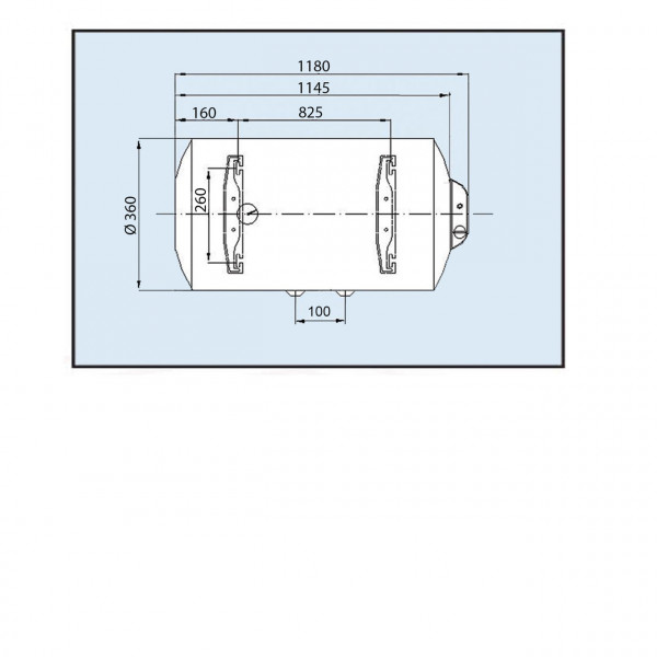Водонагреватель LEOV LH Slim Dry 80 l горизонтальный сухой тэн (19828) (000019828)