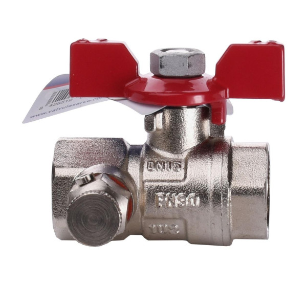 Кран кульовий повнопрохідний ARCO VA30 1/2″ 152203 з краном Маєвського (000019849)