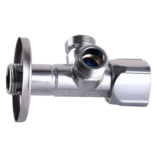 Кран шаровой угловой двойной ARCO 1/2″х 3/4″х3/4″ A80TWIN CQ4107 (000019851)