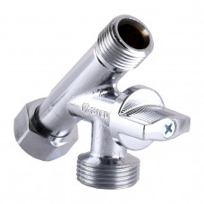 Кран шаровый с прижимной гайкой ARCO CONECTA 1/2″х1/2″х3/4″ 280020 (000019852)