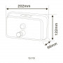 Дозатор жидкого мыла HOTEC 13.113 Stainless Steel (000020519)