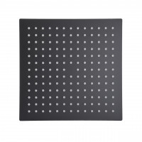 Лейка душевая ТРОПИК TSQ-250-BL черная матовая 250*250мм, TOPAZ (000020811)