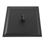 Лейка душевая ТРОПИК TSQ-250-BL черная матовая 250*250мм, TOPAZ (000020811)