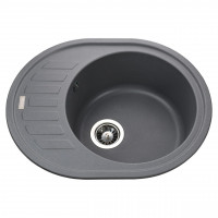 Гранитная мойка Globus Lux ARNO серый металлик 620х500мм-А0003 (000020965)