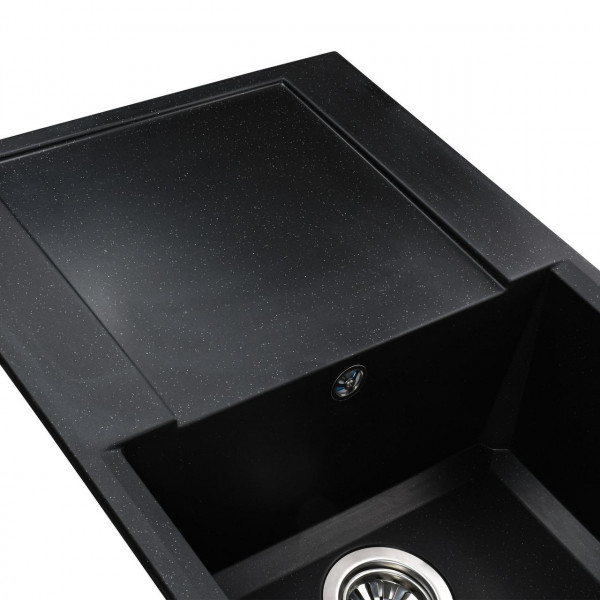 Гранитная мойка Globus Lux KOMO черный 790х500мм-А0002 (000021041)