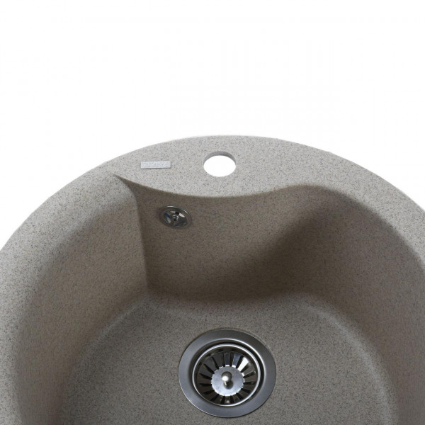 Гранітна мийка Globus Lux ORTA мигдаль 485мм-А0008 (000021052)