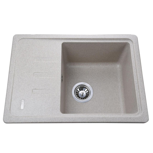 Гранітна мийка Globus Lux MONO мигдаль 620х435мм-А0008 (000021058)