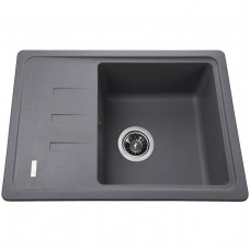 Гранітна мийка Globus Lux MONO сірий металік 620х435мм-А0003 (000021060)