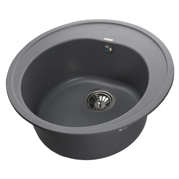 Гранітна мийка Globus Lux MARTIN сірий металік 510мм-А0003 (000021072)