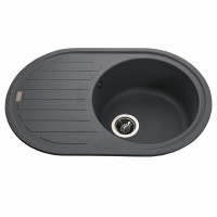 Гранітна мийка Globus Lux OHARA сірий металік 770х500мм-А0003 (000021078)