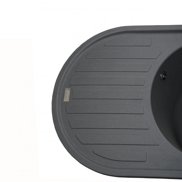 Гранітна мийка Globus Lux OHARA сірий металік 770х500мм-А0003 (000021078)