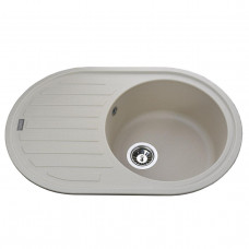 Гранітна мийка Globus Lux OHARA слонова кiстка 770х500мм-А0005 (000021079)