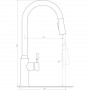 Смеситель для кухни Globus Lux ALPEN SBT1-2033-BB (000021155)