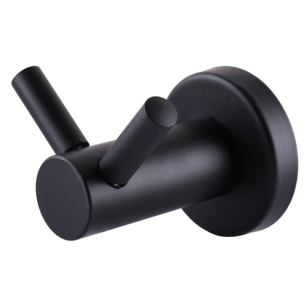 Крючек двойной Globus Lux BS8415 черный матовый SUS304 (000021193)