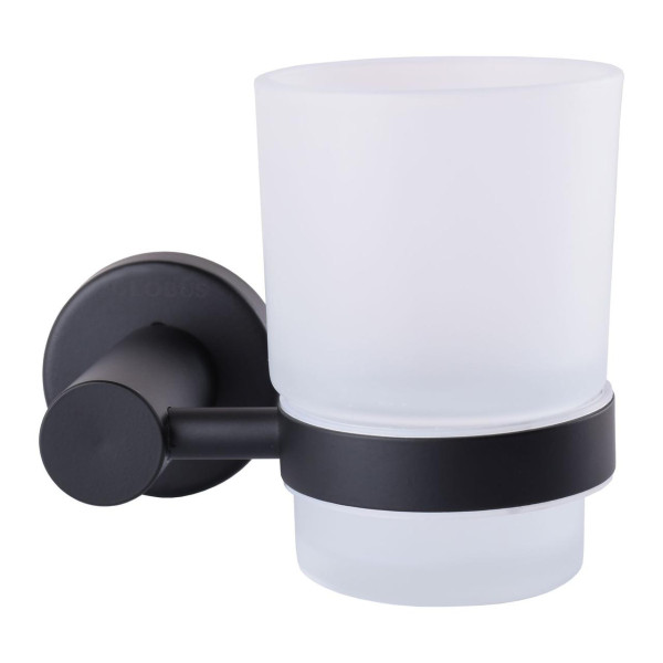 Стакан одинарный Globus Lux BS8409 черный матовый SUS304 (000021201)