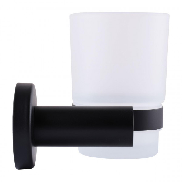 Стакан одинарный Globus Lux BS8409 черный матовый SUS304 (000021201)