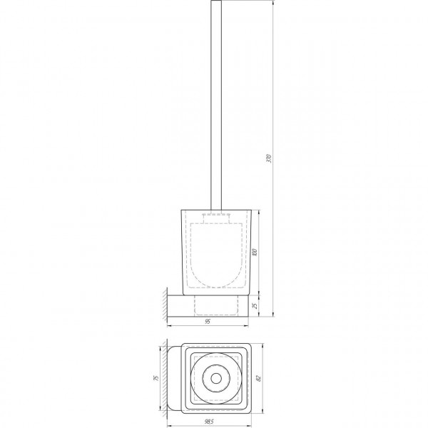 Ерш напольный TOPAZ TKB 8329 (000021241)