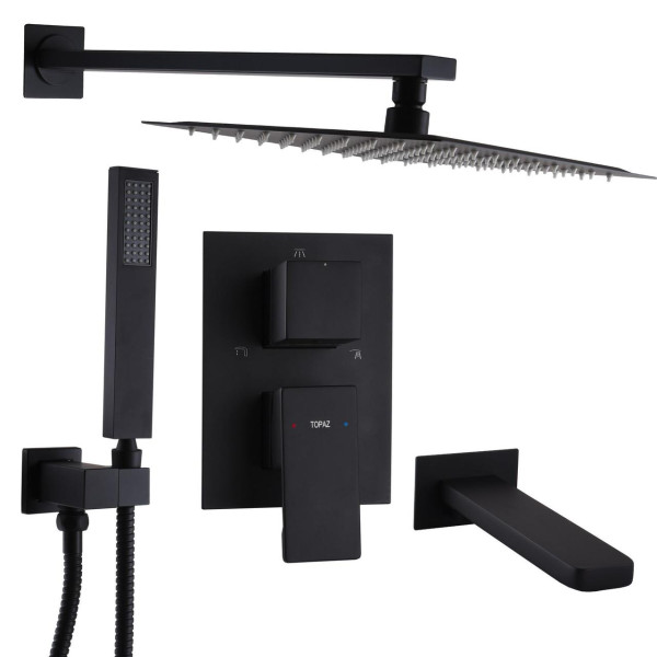 Змішувач для душу вбудований TOPAZ ODISS TO 08115-H13-BL (000021368)