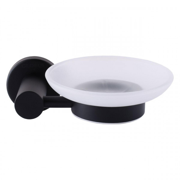 Мыльница Globus Lux BS8408 черная матовая SUS304 (000021388)