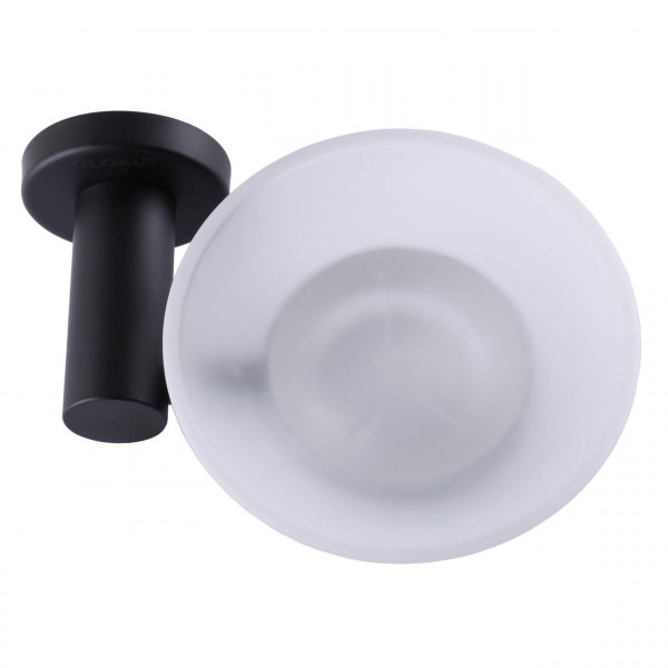 Мыльница Globus Lux BS8408 черная матовая SUS304 (000021388)