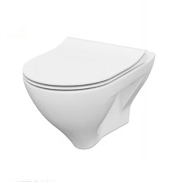 CET Cersanit В291 MILLE CLEAN ON підвісний з кришкою дюропласт ліфт SLIM (000021679)