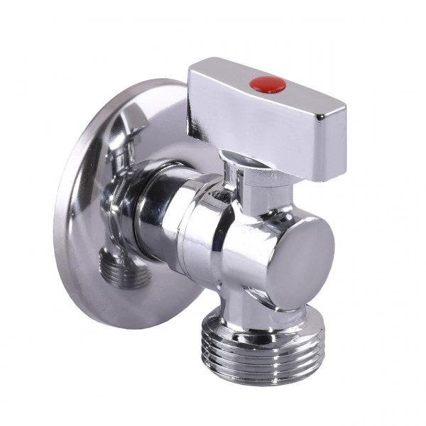 Кран шаровый угловой для стиральной машины SOLOMON 1/2″х3/4″ A7172 (000000702)