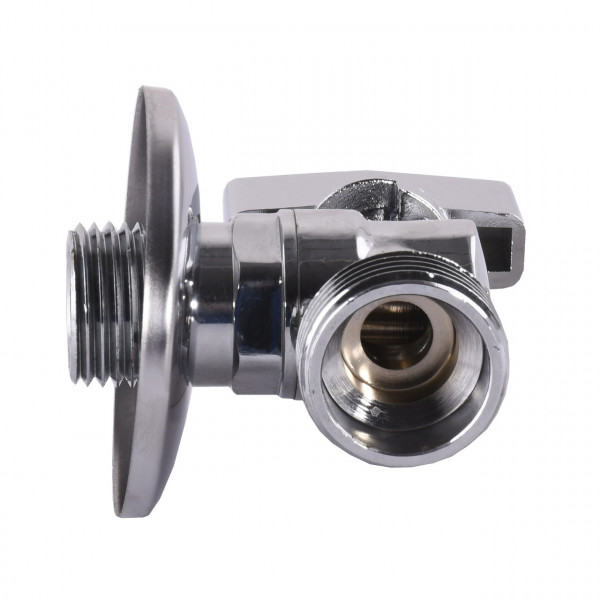 Кран шаровый угловой для стиральной машины SOLOMON 1/2″х3/4″ A7172 (000000702)