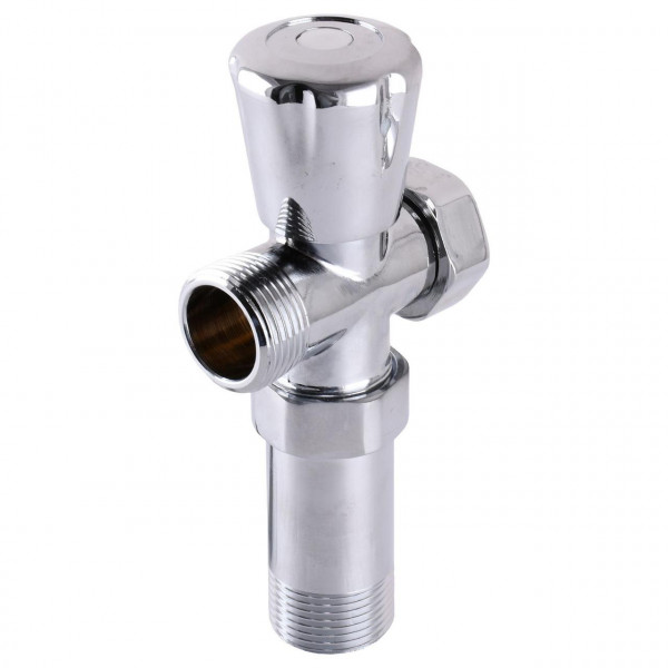 Кран вентильный для стиральной машины SELBA 3/4″x3/4″x3/4″ с удлинителем A7250 (000000709)