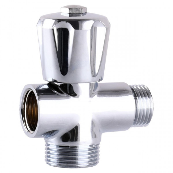 Кран вентильный для стиральной машины SOLOMON 1/2″х3/4″х1/2″ А7260 (000000710)