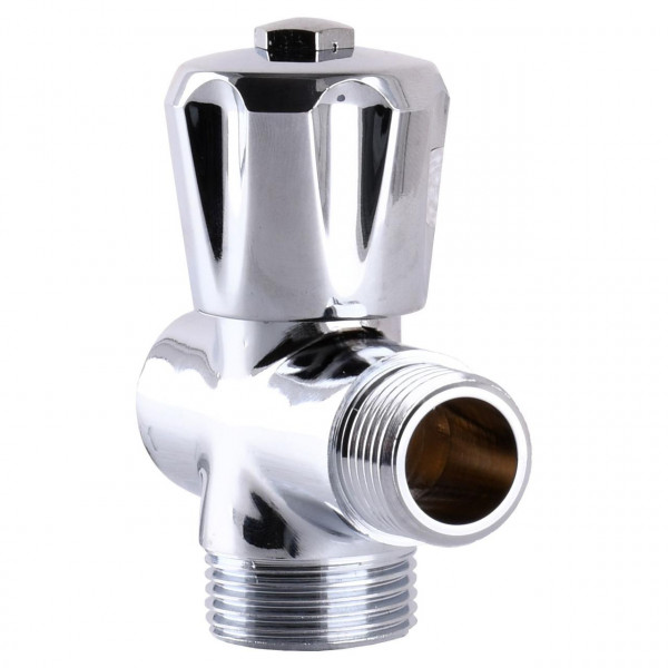 Кран вентильный для стиральной машины SOLOMON 1/2″х3/4″х1/2″ А7260 (000000710)