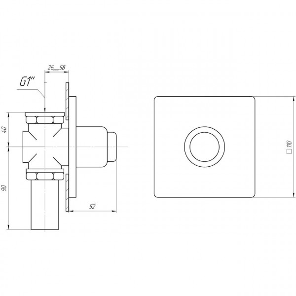 Кран-дозатор для унитаза TREMOLADA ТREMO-471А (000000752)