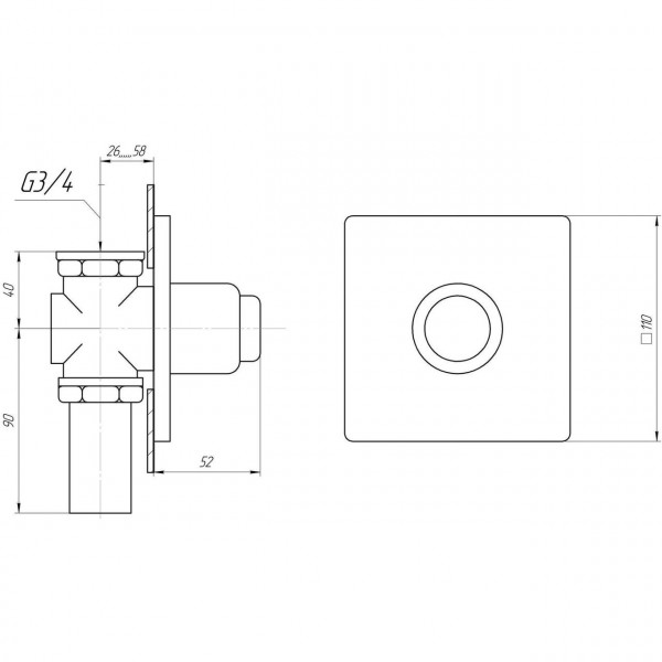 Кран-дозатор для унітаза TREMOLADA ТREMO-471 (000000753)