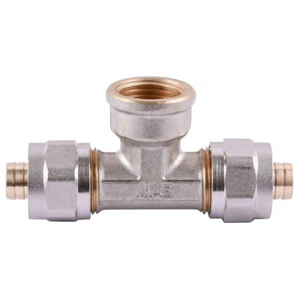 Тройник с внутренней резьбой APE ITALY 732 L 16x1/2″x16 (000000859)