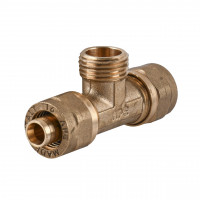 Трійник із зовнішньою різьбою APE ITALY 733 L 16x1/2″x16 (000000860)