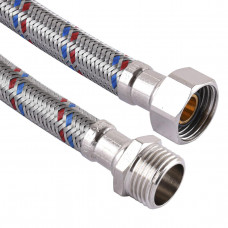 Шланг нержавеющая сталь SOLOMON 1/2″х1/2″ НВ 1,2м HS31 (000000961)