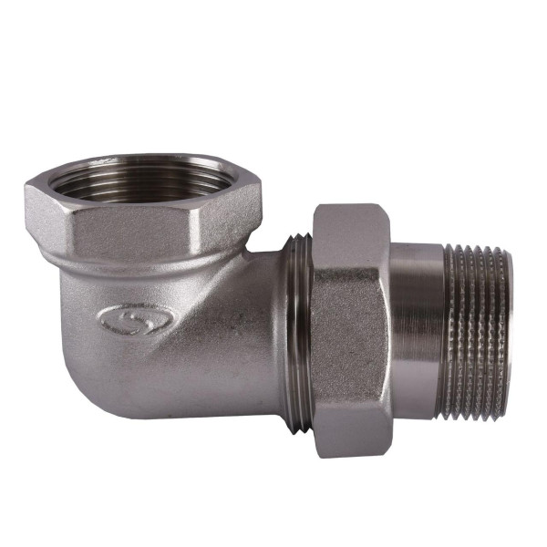 Сгон-американка угловой SOLOMON 3/4″ НИКЕЛЬ 1600 (000001054)