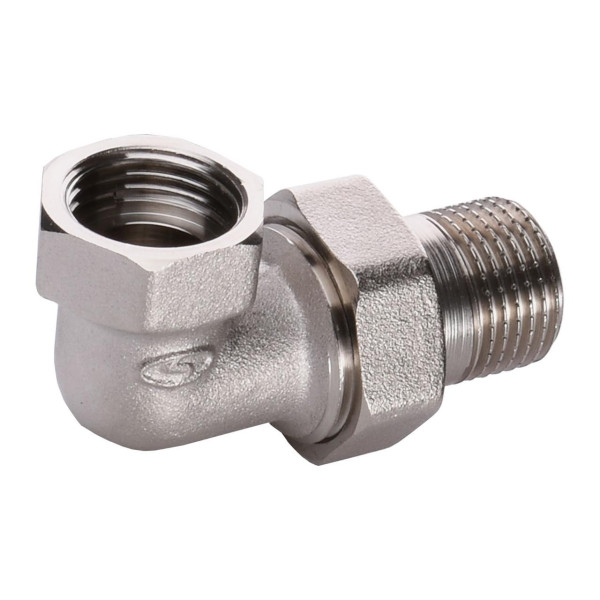 Сгон-американка угловой SOLOMON 1/2″ НИКЕЛЬ 1600 (000001055)