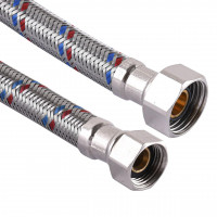 Шланг нержавеющая сталь SOLOMON 3/8″х1/2″ ВВ 0,5м HS30 (000001201)