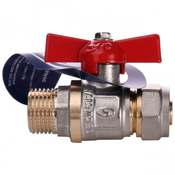 Кран шаровый SOLOMON 16х1/2″ B1183 наружная резьба (000001240)