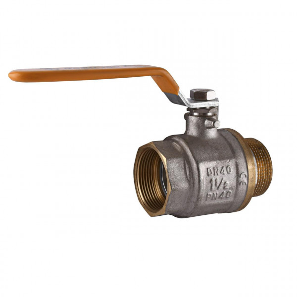 Кран шаровый прямой SOLOMON 1 1/2″ НВ ЖР PN40 В1002FM (000001497)