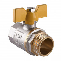 Кран кульовий прямий SOLOMON 1″ ЗВ ЖБ PN40 В1008 (000001508)
