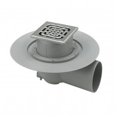 Трап VIEGA ф100 нерж. 150*150 гориз. с сифоном 557171 (000001704)